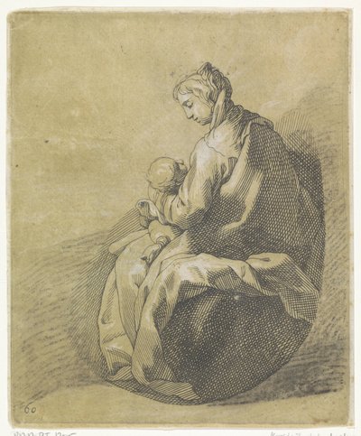 Maria mit Christuskind von Frederick Bloemaert