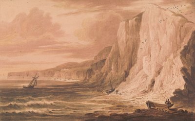 Culver Cliff, Sandown Bay, Isle of Wight von Frederick Calvert