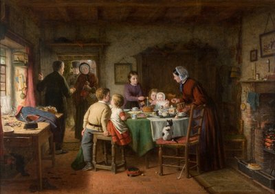 Babys Geburtstag, 1867 von Frederick Daniel Hardy
