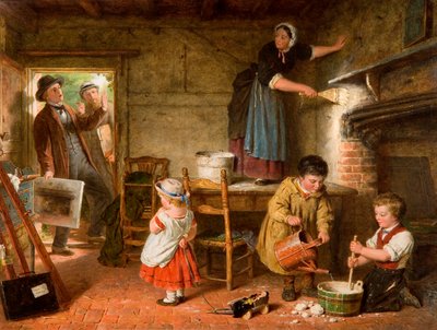 Der bestürzte Künstler, 1866 von Frederick Daniel Hardy