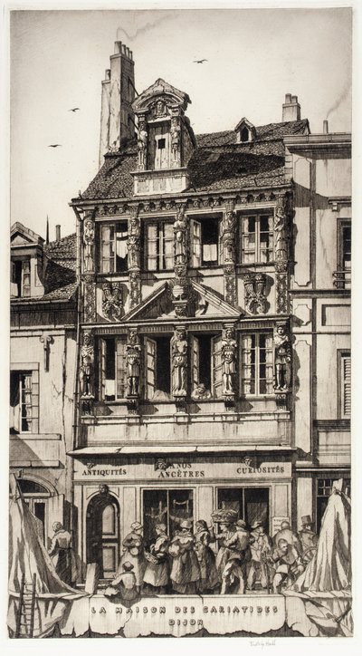 La Maison des Cariatides, Dijon von Frederick G. Hall