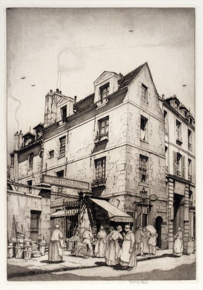 Kleiner französischer Markt von Frederick G. Hall