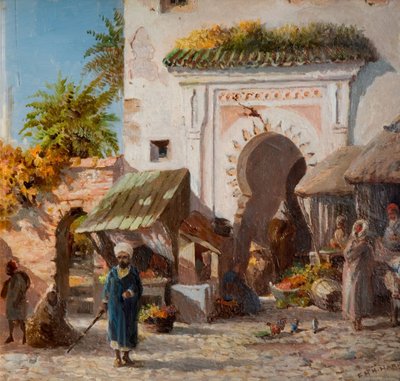 In Tanger, 1880 von Frederick Henry Howard Harris