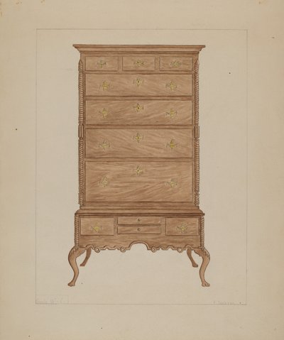 Hoher Schrank von Frederick Jackson
