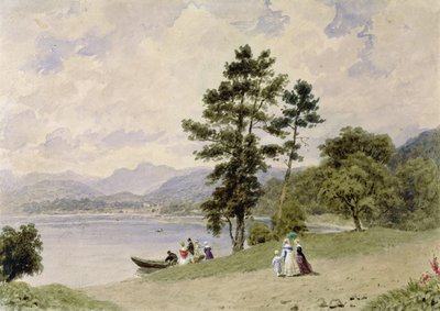 Windermere, von Low Wood von Frederick Nash