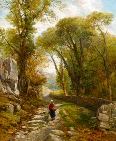Ein Waldspaziergang, 1872 von Frederick William Hulme