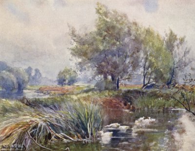 Der Avon, unterhalb Stratford-on-Avon von Frederick William Newton Whitehead