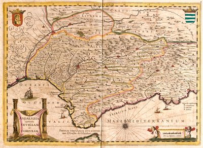 Andalusien, Spanien von Frederick de Wit