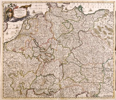 Deutschland von Frederick de Wit