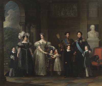 Die Familie Bernadotte, 1837 von Fredric Westin