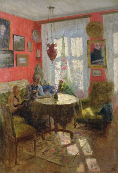 Roter Innenraum von Fredrik Kolstoe