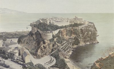 Monaco, Gesamtansicht des Fürstentums von French Photographer