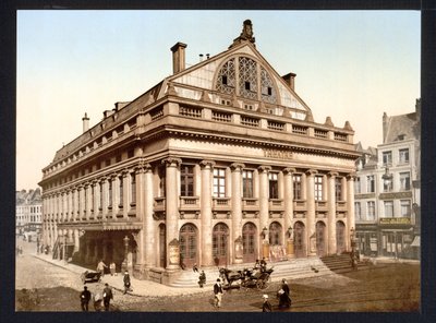 Das Theater, Lille, Frankreich, veröffentlicht ca. 1895 von French Photographer