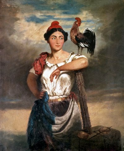 Allegorie der Republik im Jahr 1848 von French School