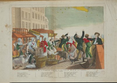 Erscheinung des Großen Kometen im Jahr 1811 von French School