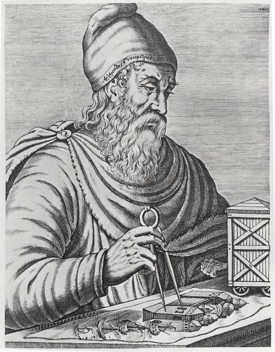 Archimedes (287-212 v. Chr.) von French School