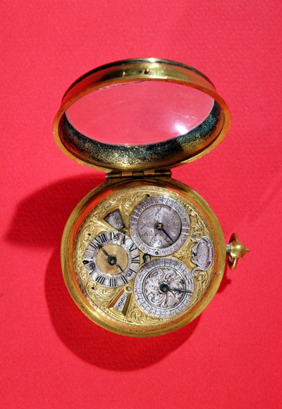 Kalenderuhr, ca. 1690 von French School