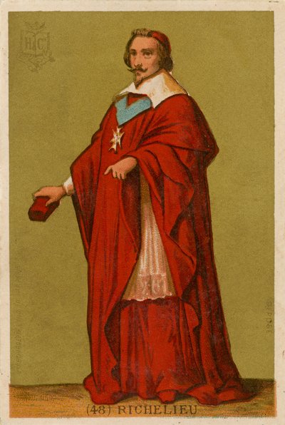 Kardinal Richelieu von French School