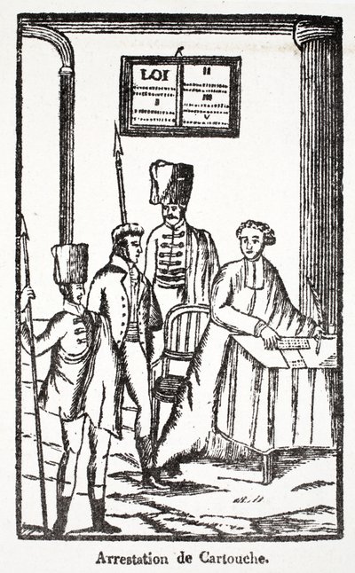 Verhaftung der Kartusche von French School