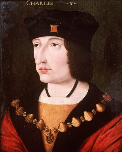 Karl VIII. von Frankreich von French School