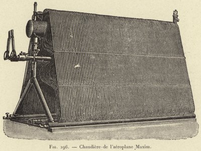 Kessel des Maxim-Flugzeugs von French School