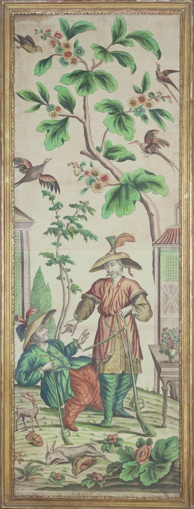 Chinoiserie Tapete von French School