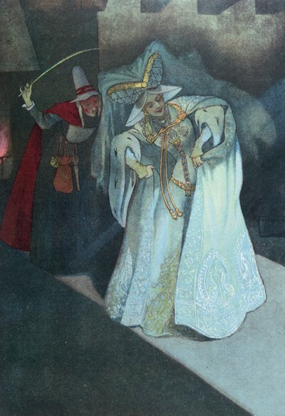 Aschenputtel mit ihrer Fee, ca. 1911 von French School