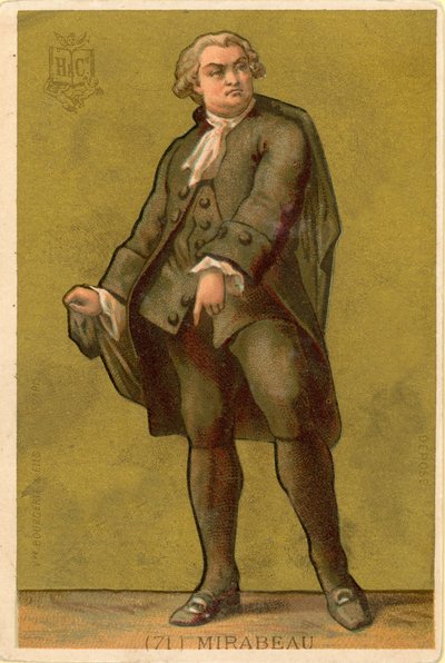 Comte de Mirabeau von French School