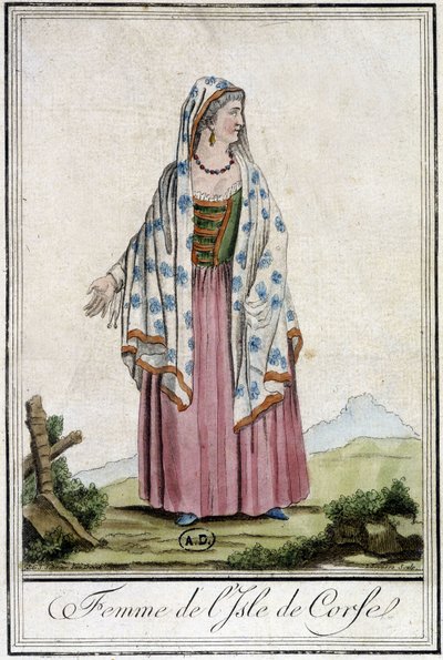 Korsische Frau von French School