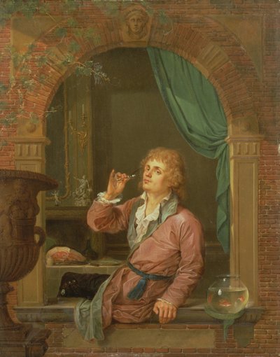 Wein trinken von French School