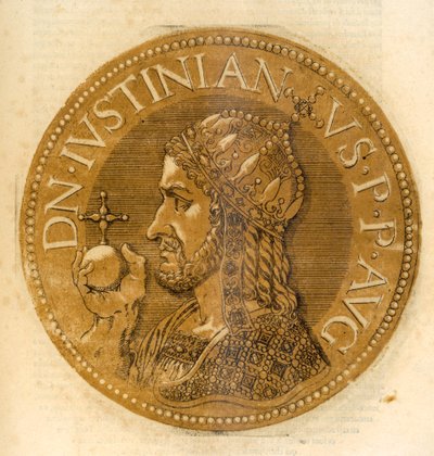Oströmischer Kaiser Justinian I. von French School