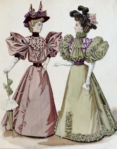 Französische Mode, 1895 von French School