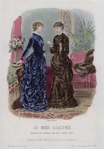 Französische Frauenmode von French School