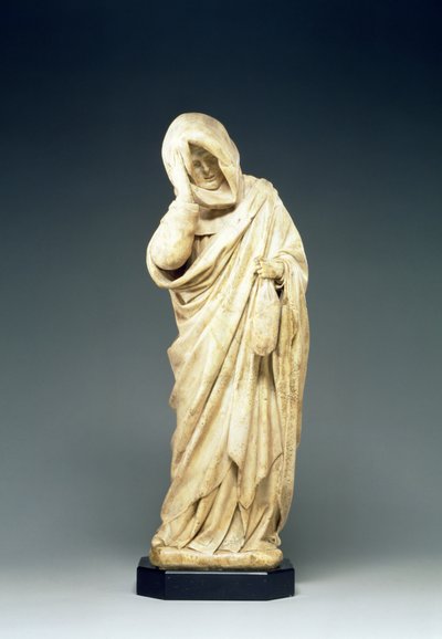 Grabstatue einer Trauernden, ca. 1450 von French School