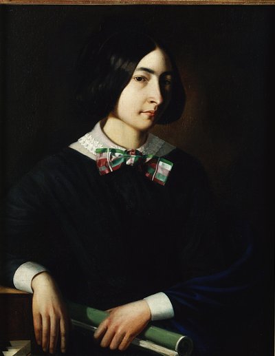 George Sand (1804-76) von French School