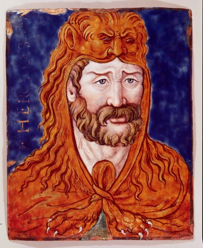 Herkules (Emaille) von French School