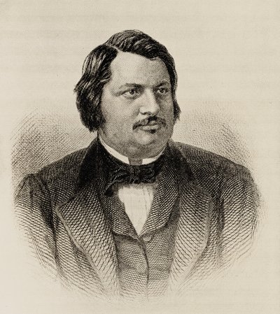 Honoré de Balzac (1799-1850) von French School
