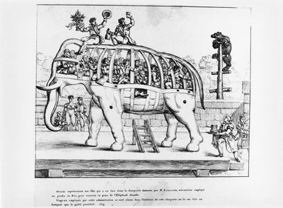 Jardin des Plantes in Paris, 1819 von French School