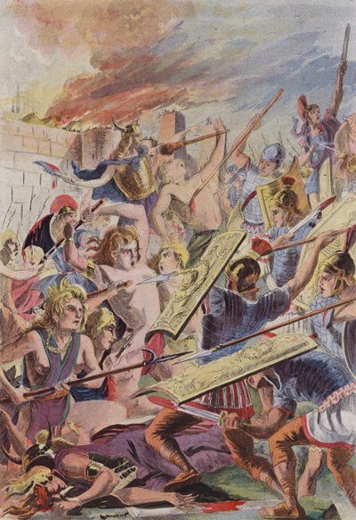 Die Gallier von Vercingetorix von French School