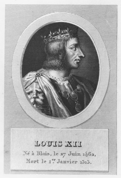 Ludwig XII., König von Frankreich (Stich) von French School