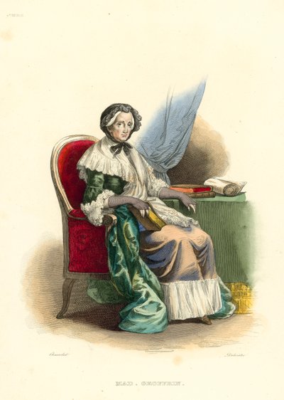 Madame Geoffrin von French School