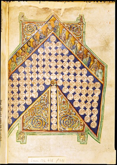 Ms 476 fol.233 Seite aus einer Bibel von French School