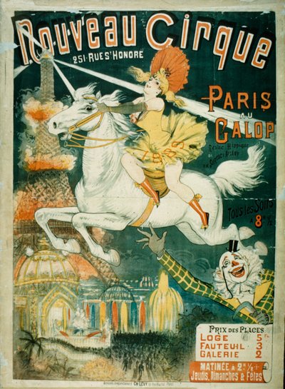Nouveau Cirque, 1889 von French School