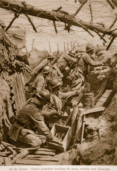 An der Somme, 1914-19 von French School