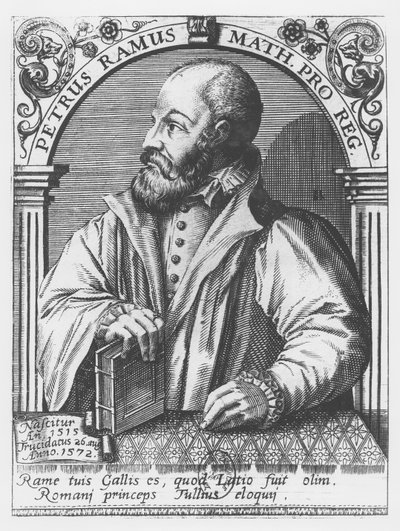 Pierre Ramus (Gravur) von French School