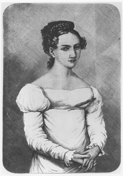 Porträt von Maria Wereszczaka von French School