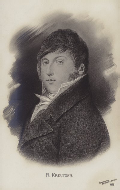 Porträt von Rodolphe Kreutzer von French School