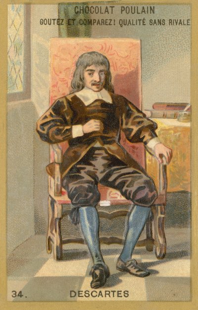 Rene Descartes, französischer Philosoph und Mathematiker von French School