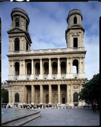 Saint-Sulpice-Kirche in Paris von French School