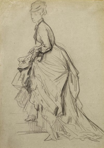 Ein Knöchel zeigen, ca. 1880 von French School